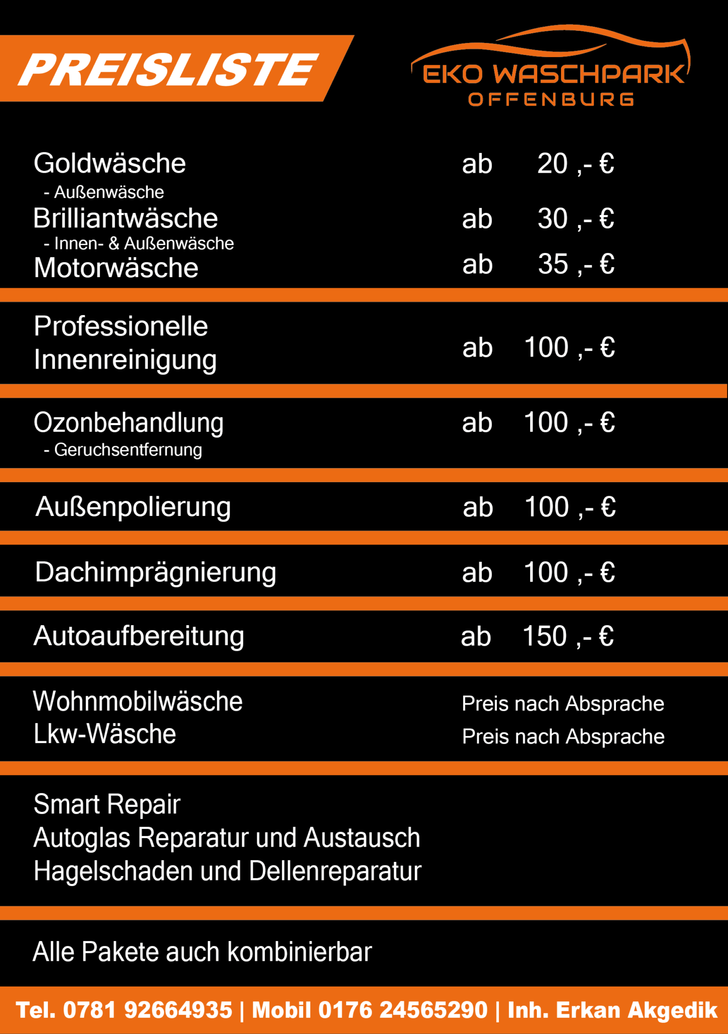 Auto Aufbereitung Kosten
